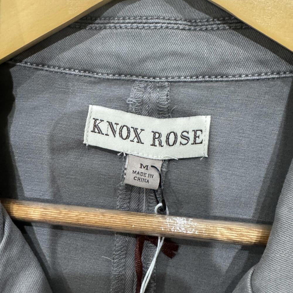 NWT Knox Rose‎ Women’s Jacket - Size M - Medium Gray - Autumn Fall Lightweight - Picture 5 of 9